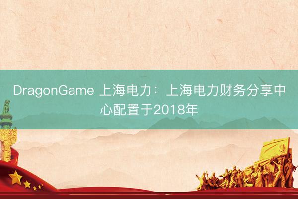 DragonGame 上海电力：上海电力财务分享中心配置于2018年