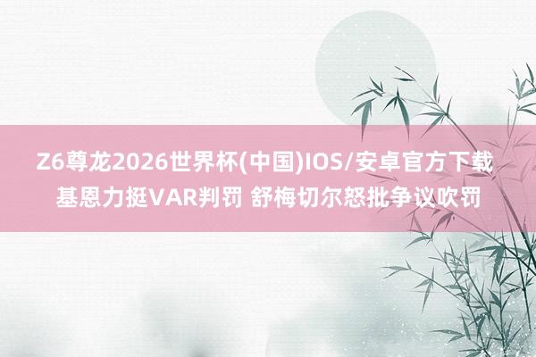 Z6尊龙2026世界杯(中国)IOS/安卓官方下载 基恩力挺VAR判罚 舒梅切尔怒批争议吹罚