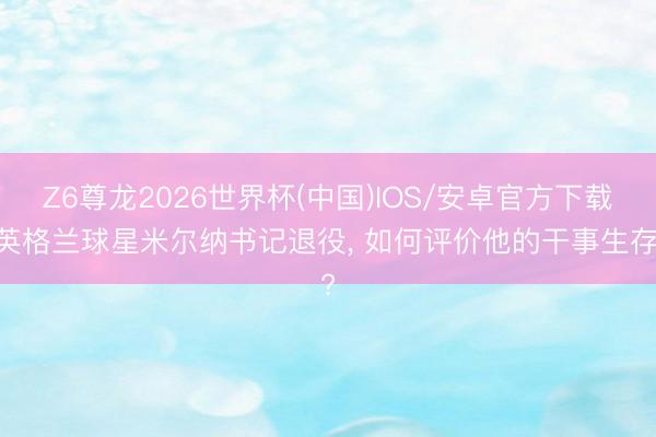 Z6尊龙2026世界杯(中国)IOS/安卓官方下载 英格兰球星米尔纳书记退役, 如何评价他的干事生存?